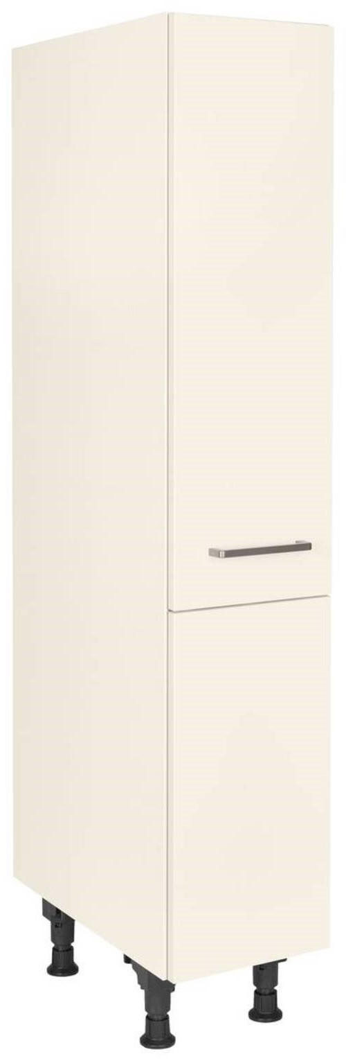APOTHEKERSCHRANK 30/168/58 cm  in Magnolie  - Edelstahlfarben/Magnolie, MODERN, Holzwerkstoff/Metall (30/168/58cm) - Nobilia