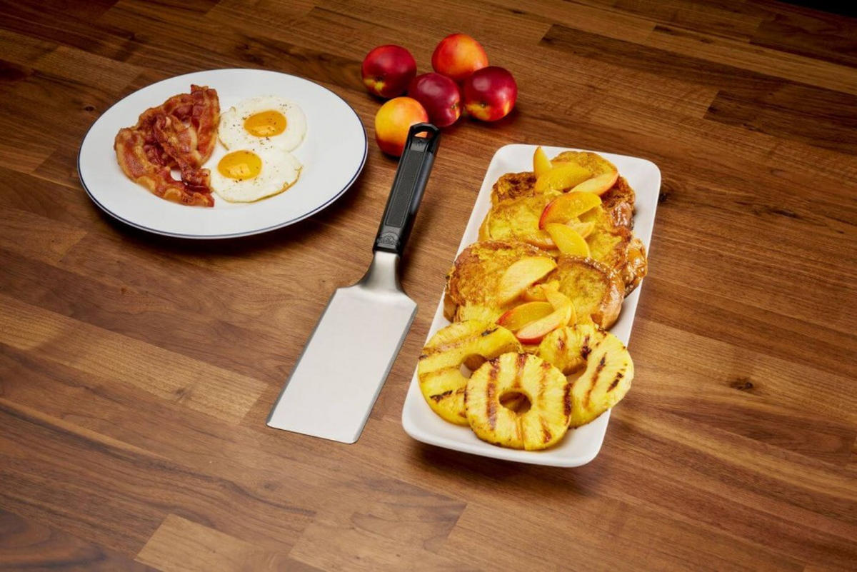 PRIBOR ZA ŽAR - barve nerjavečega jekla, Basics, kovina (43,2/7/4,7cm) - Napoleon