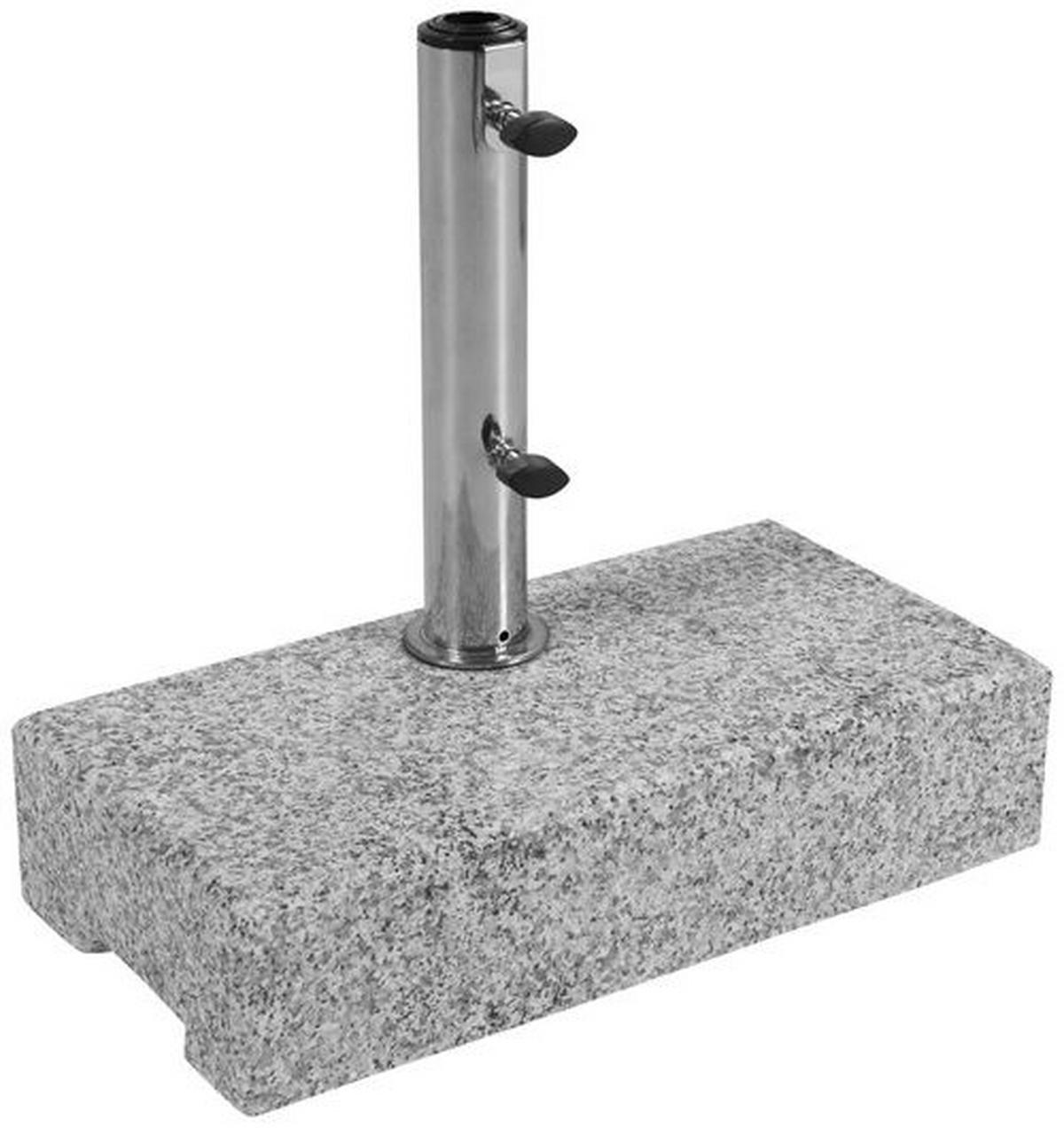 SONNENSCHIRMSTÄNDER Granit Grau, Beige  - Beige/Grau, Basics, Stein/Metall (45/10/22cm) - Doppler