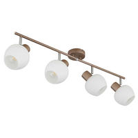STRAHLER Eileen 80/12,5/17,5 cm  - Chromfarben/Braun, Design, Glas/Metall (80/12,5/17,5cm) - Globo