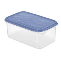 FRISCHHALTEDOSE 2 l  - Blau/Transparent, Basics, Kunststoff (24/16/9,7cm) - Rotho