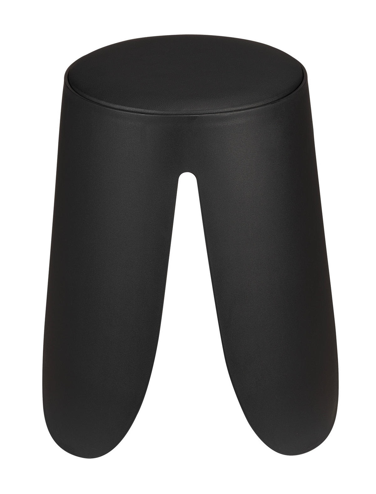 BADHOCKER Kunststoff  - Schwarz, Basics, Kunststoff (44,5/46/44,5cm) - Wenko