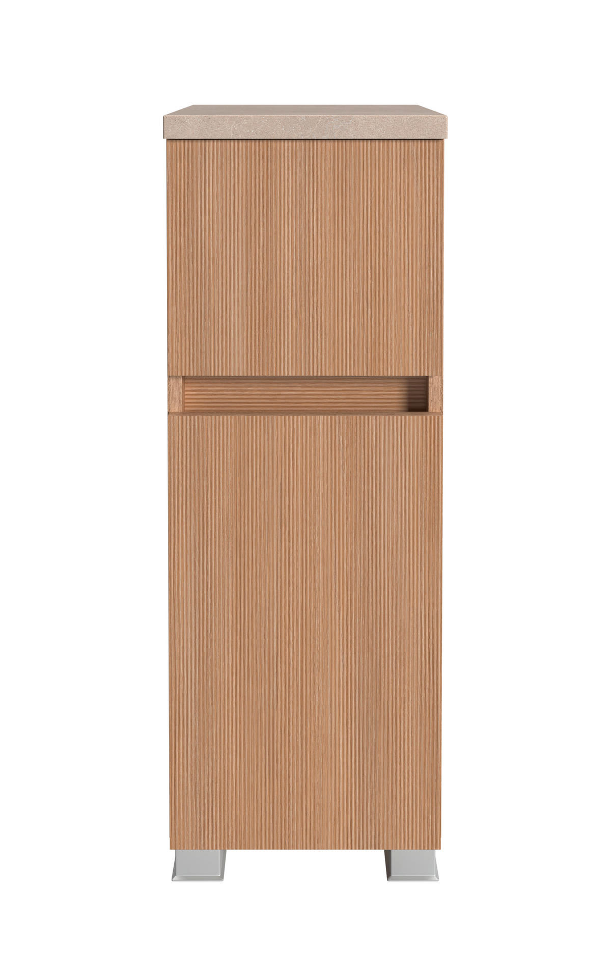 UNTERSCHRANK 30/80/35 cm   - Sandfarben/Eichefarben, KONVENTIONELL, Holzwerkstoff/Kunststoff (30/80/35cm) - Xora