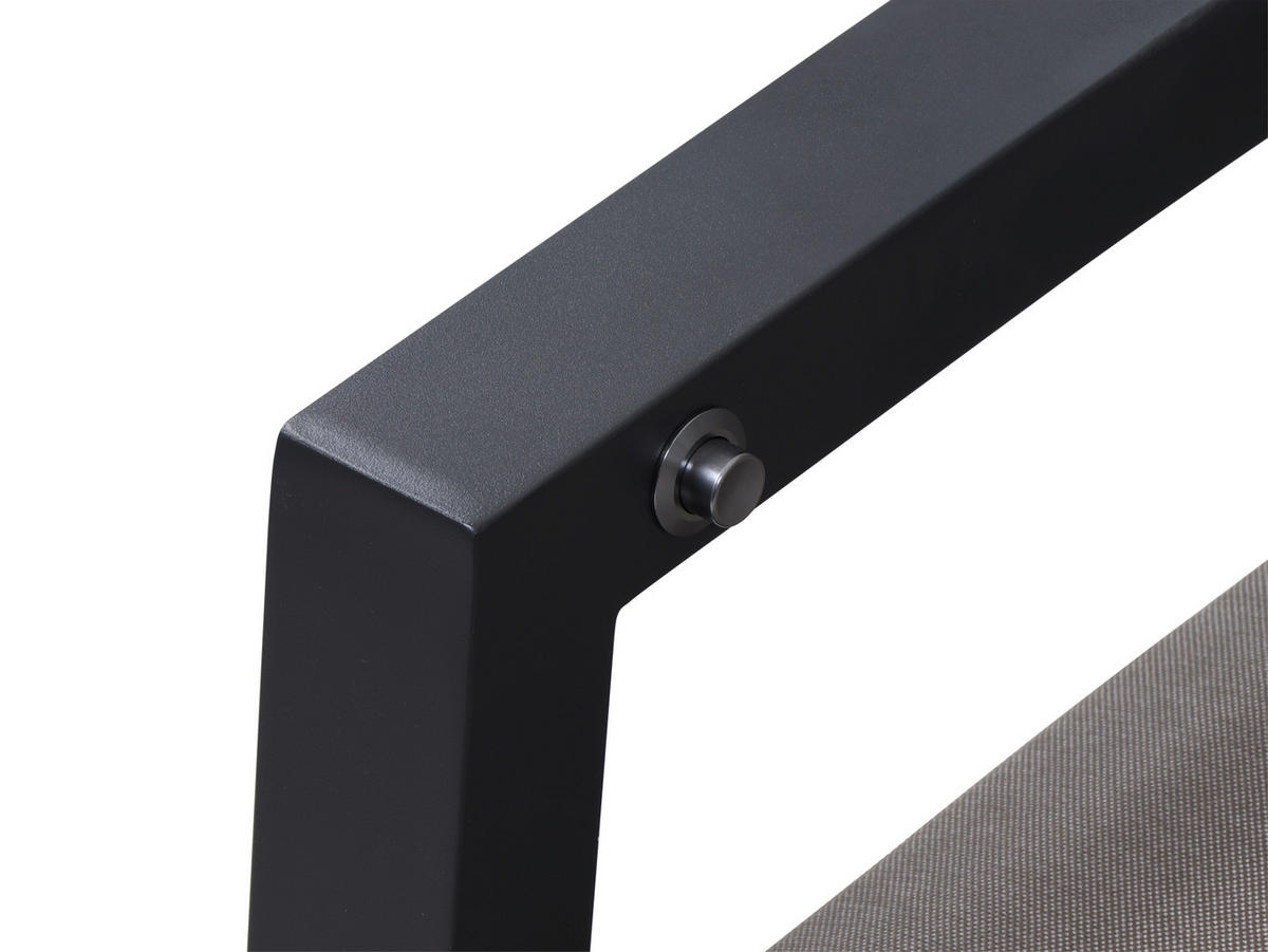 LOUNGEGARNITUR 4-teilig   72/103/83 cm Aluminium  - Grau, Basics, Keramik/Kunststoff (72/103/83cm) - Siena Garden