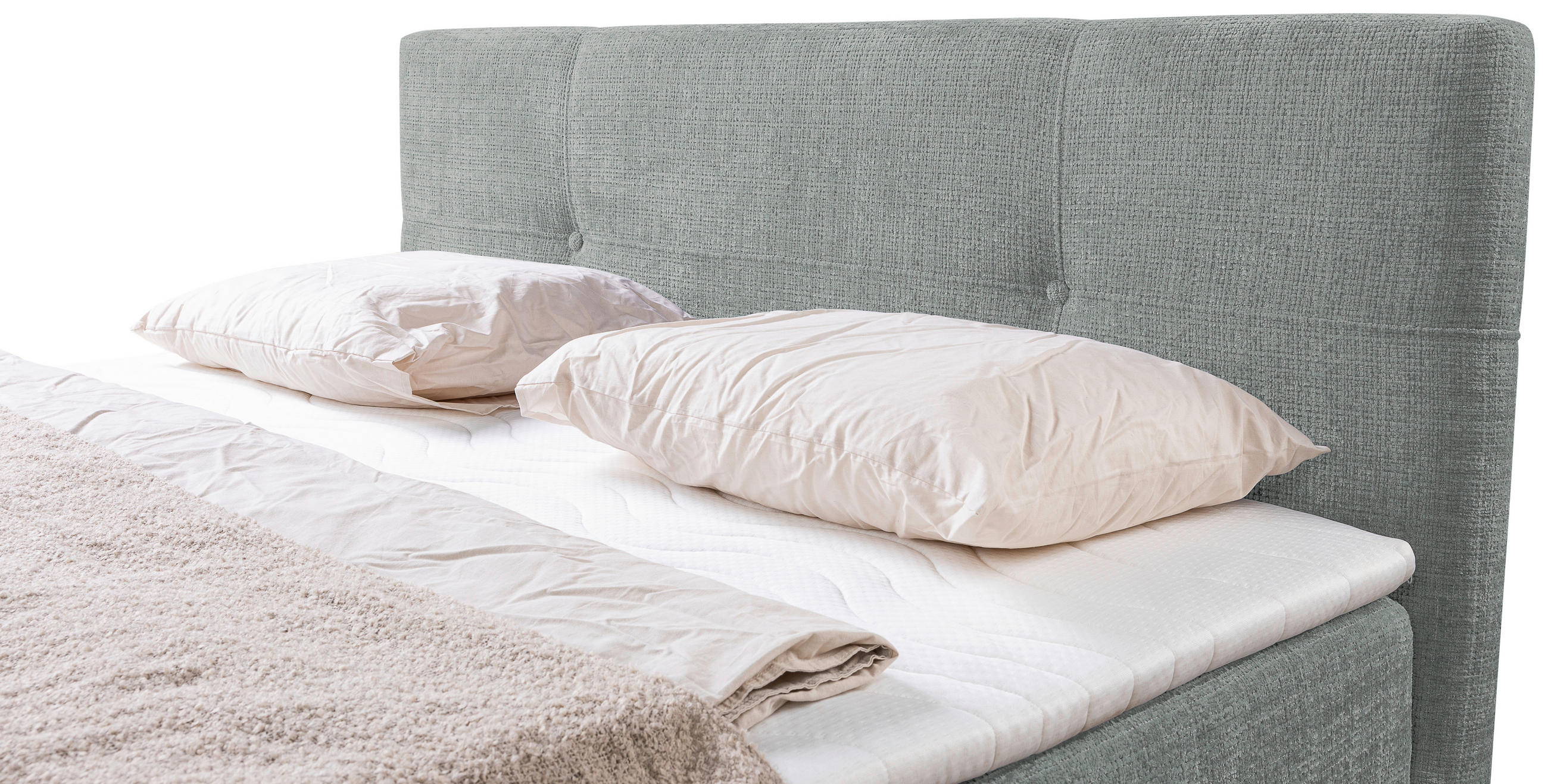 BOXBETT 180/200 cm  in Grau  - Schwarz/Grau, MODERN, Holz/Kunststoff (180/200cm) - MID.YOU