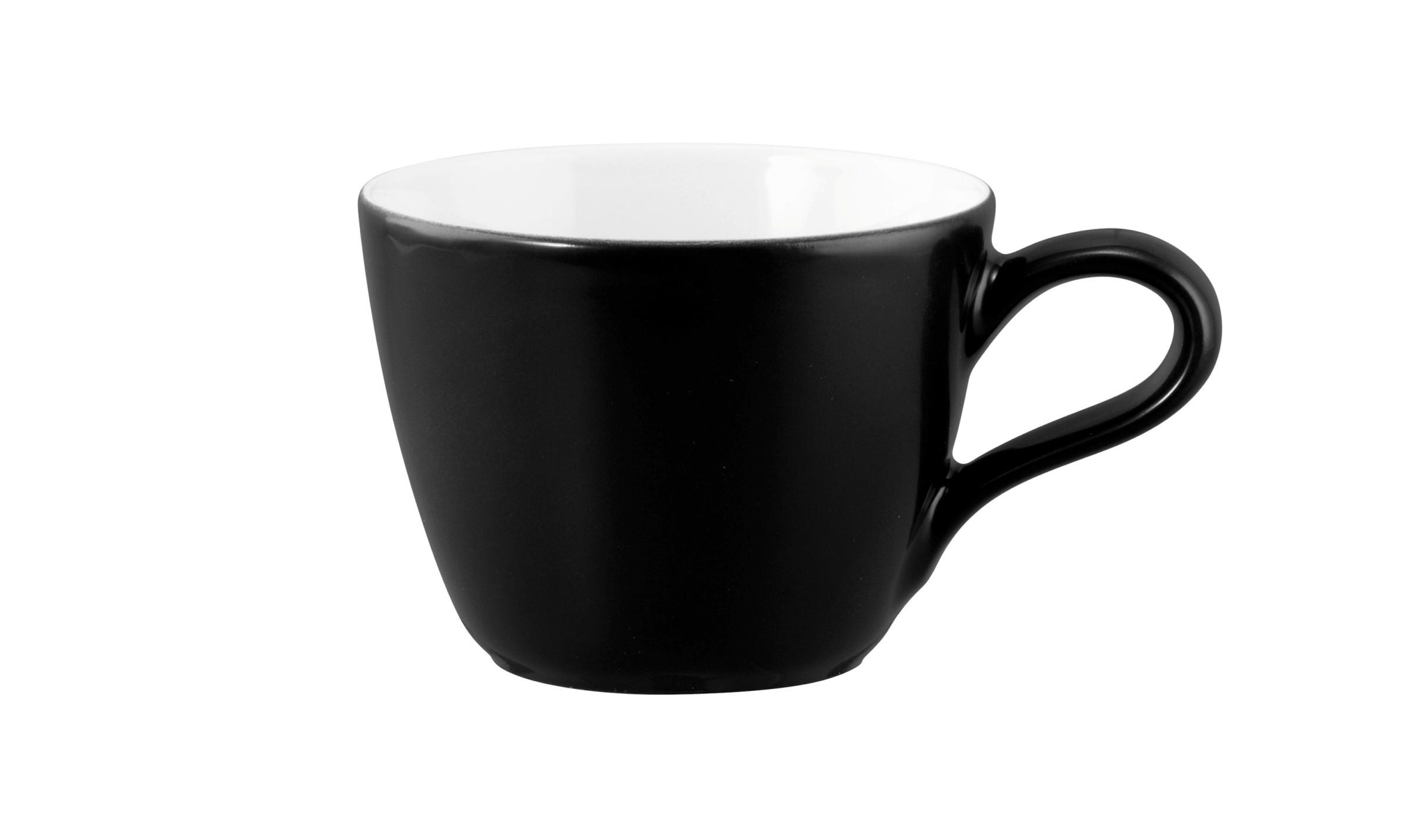 ESPRESSOTASSE - Schwarz/Weiß, Basics, Keramik (90ml) - Seltmann Weiden