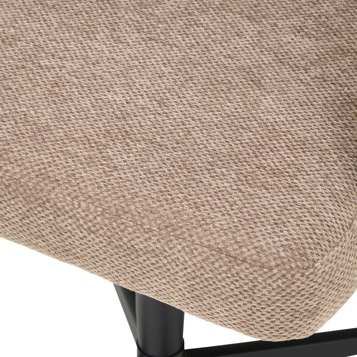 ARMLEHNSTUHL  in Eisen Webstoff  - Schwarz/Braun, KONVENTIONELL, Holz/Textil (58,5/85/63cm) - Livetastic