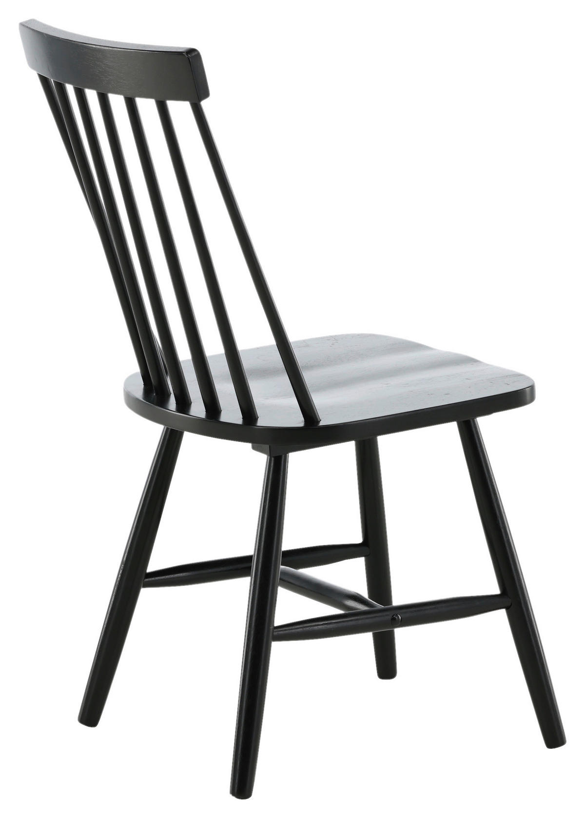 STUHL-SET 2 Stück  in Holz  - Schwarz, Design, Holz (43/87/55cm) - Livetastic