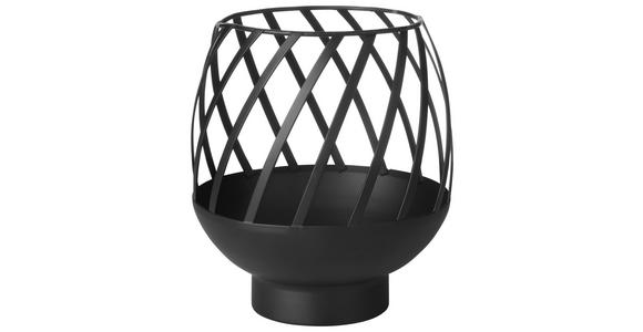 WINDLICHT - Schwarz, Design, Metall (18,5/21cm) - Ambia Home