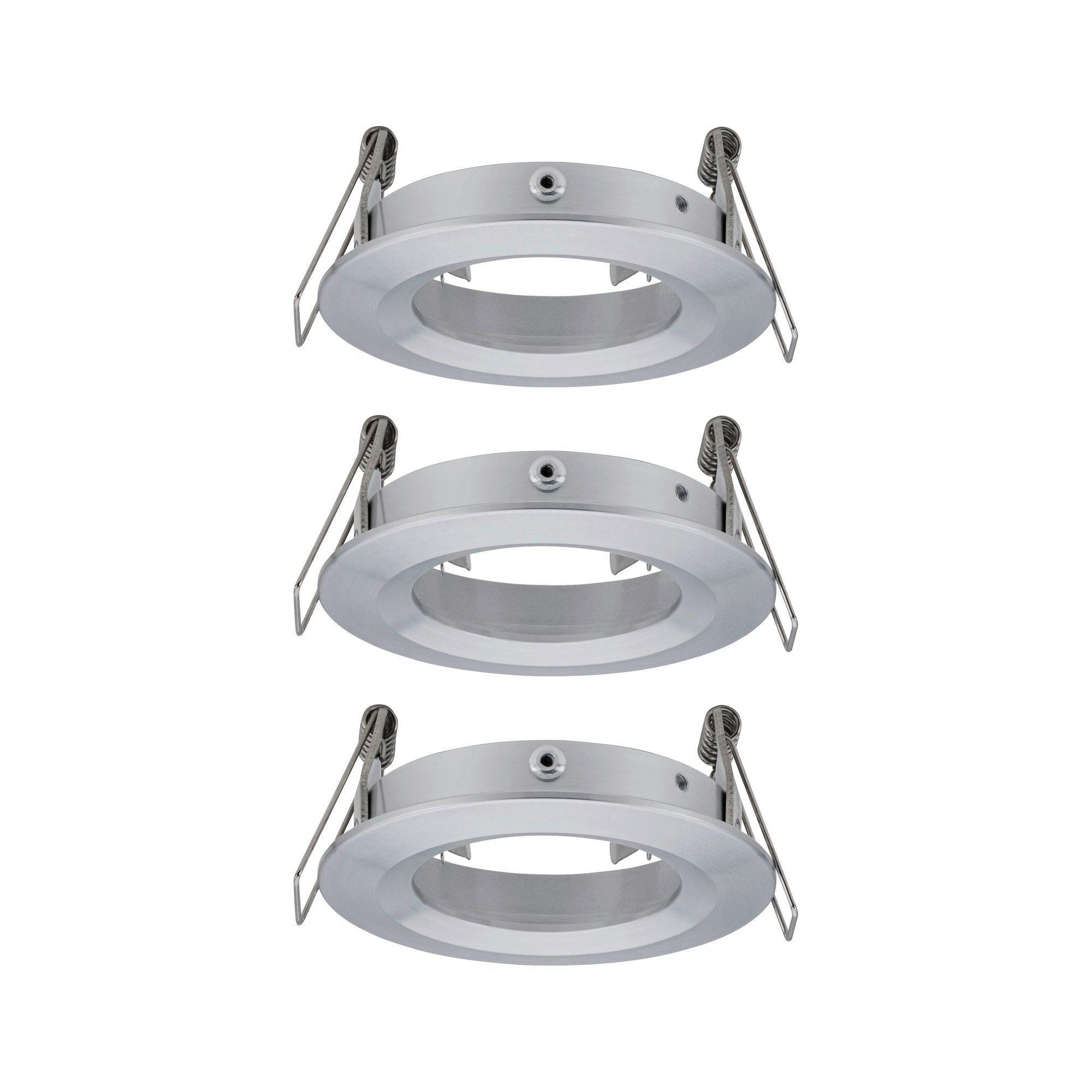 DECKENLEUCHTE   8,4 cm   - Alufarben, Basics, Metall (8,4cm) - Paulmann