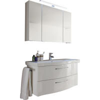 BADEZIMMER  in 97 cm  - Weiß, KONVENTIONELL, Holzwerkstoff (97cm) - Sadena
