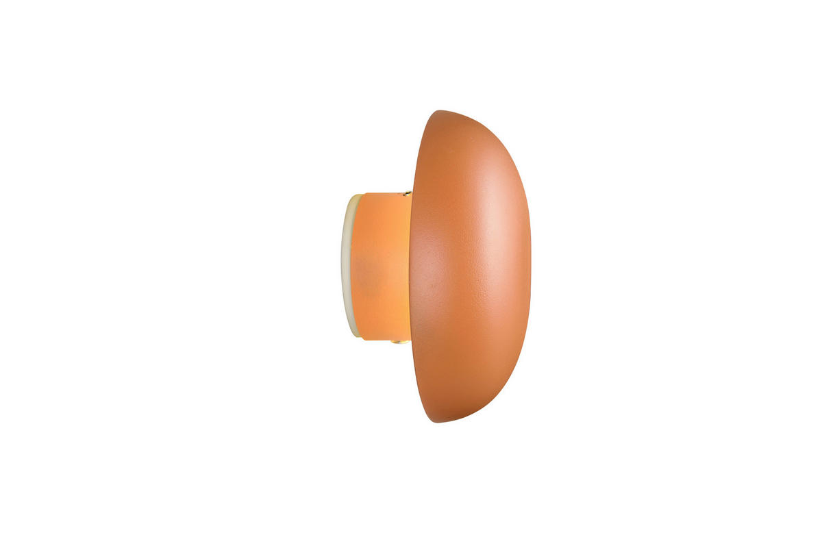LED-WANDLEUCHTE - Aprikose, Design, Metall (15,5/8,4cm)