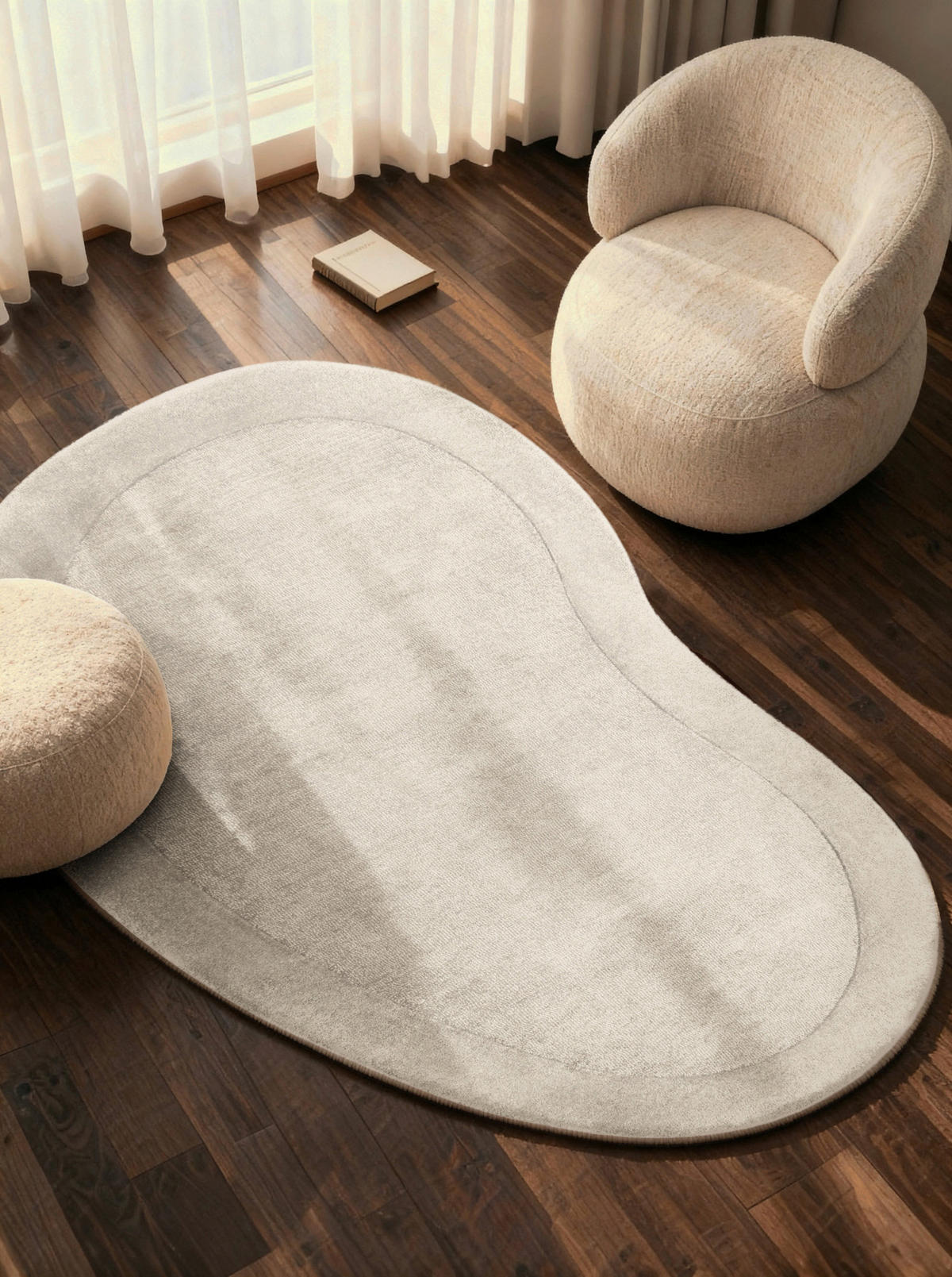 WOLLTEPPICH 125/200 cm 1812 Creme organisch  - Creme, KONVENTIONELL, Textil (125/200cm) - Villeroy & Boch