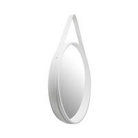WANDSPIEGEL 49,5/49,5/3,5-7,5 cm  - Weiss, Trend, Glas/Holzwerkstoff (49,5/49,5/3,5-7,5cm) - Kayoom