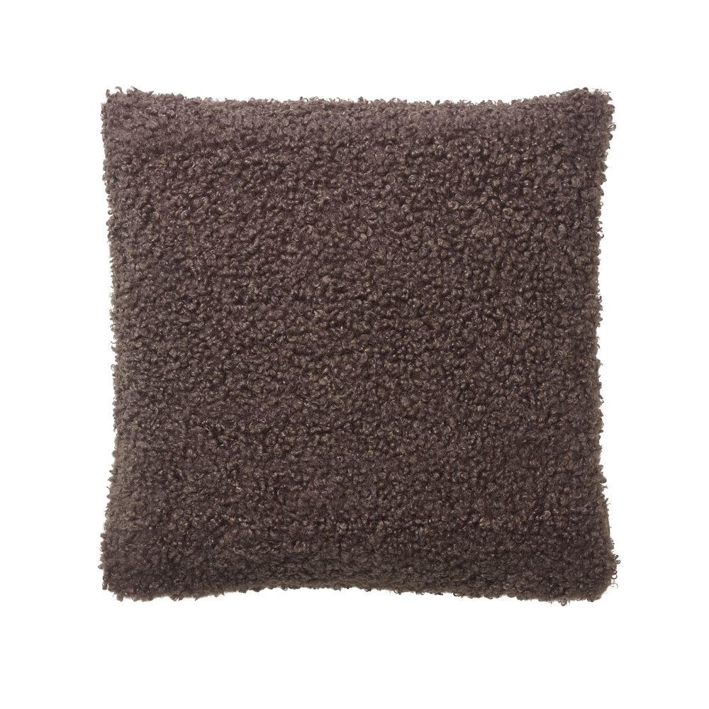 FELLKISSENBEZUG Teddy  - Mokka, KONVENTIONELL, Textil (50/50cm) - Blomus