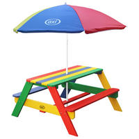 KINDER-GARTENSET Holz  - Multicolor, KONVENTIONELL, Holz (97,7/48,7/95cm) - B&B Italia