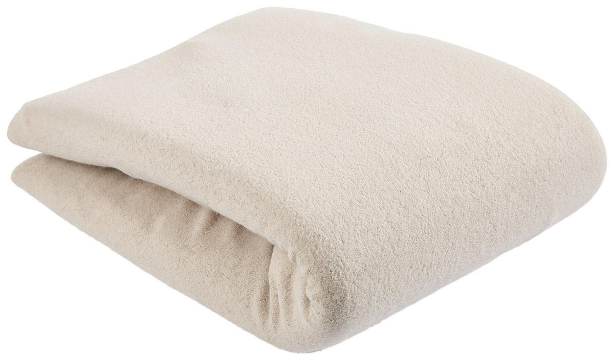 SPANNBETTTUCH ALERT  - Hellbraun, Basics, Textil (150/200cm) - Novel