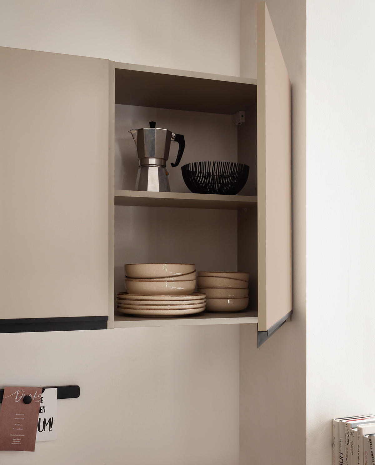 KÜCHENBLOCK 280 cm   in Seidengrau  - Eichefarben/Seidengrau, Trend, Holzwerkstoff/Metall (280cm) - P & B