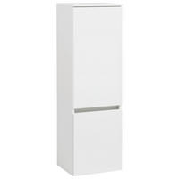 MIDISCHRANK 40/130/35 cm  - Silberfarben/Weiß, KONVENTIONELL, Holzwerkstoff/Kunststoff (40/130/35cm) - Held