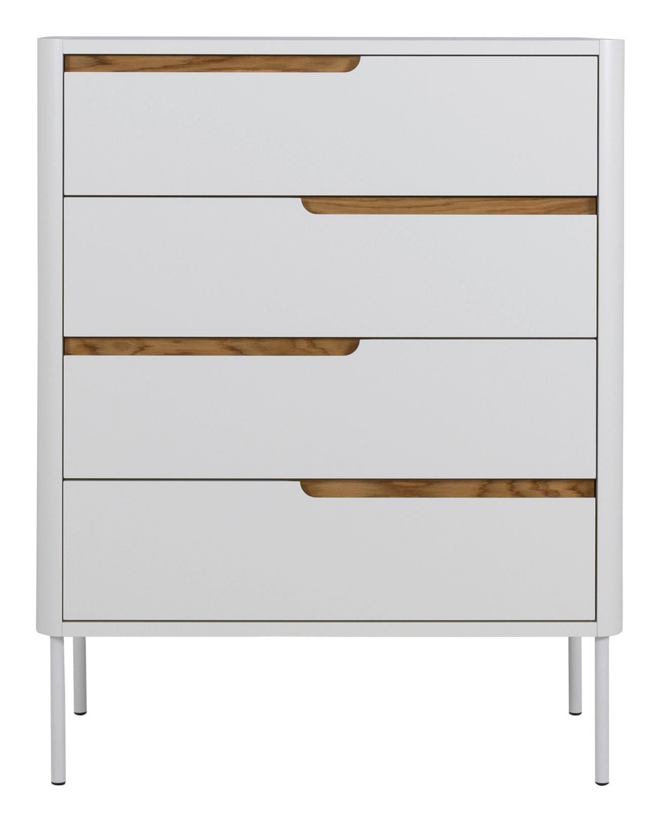 KOMMODE SWITCH  in 80/102/45 cm  - Eichefarben/Weiß, Design, Holz/Holzwerkstoff (80/102/45cm)