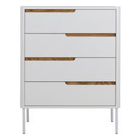 KOMMODE SWITCH  in 80/102/45 cm  - Eichefarben/Weiß, Design, Holz/Holzwerkstoff (80/102/45cm)