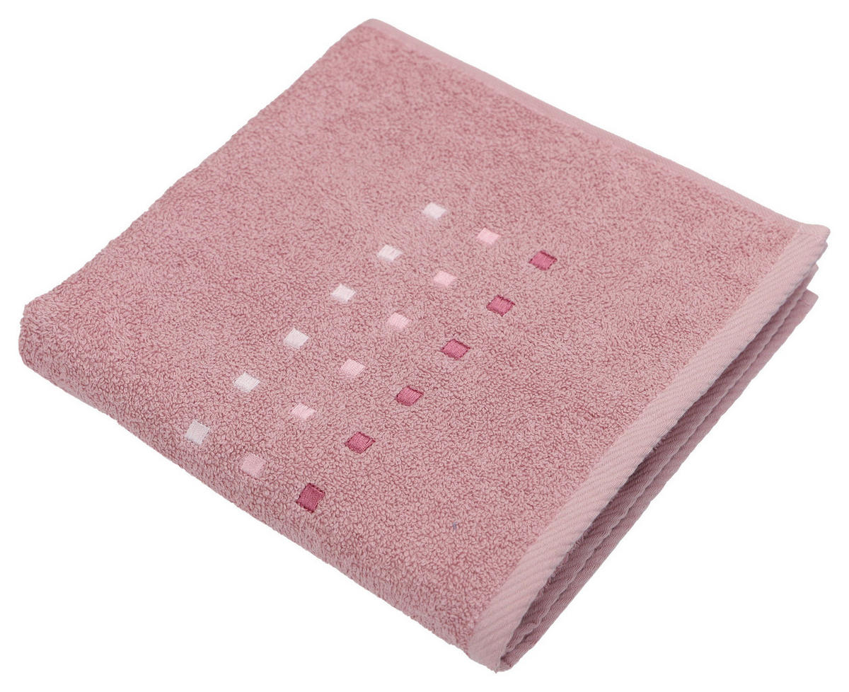 RUČNÍK, 50/100 cm, starorůžová - starorůžová, Konvenční, textil (50/100cm) - Esposa