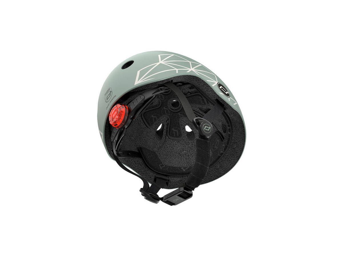 KINDERHELM LIFESTYLE GRAPHICS  - Grün, Trend, Kunststoff/Textil (XXS-Snull) - Scoot and Ride