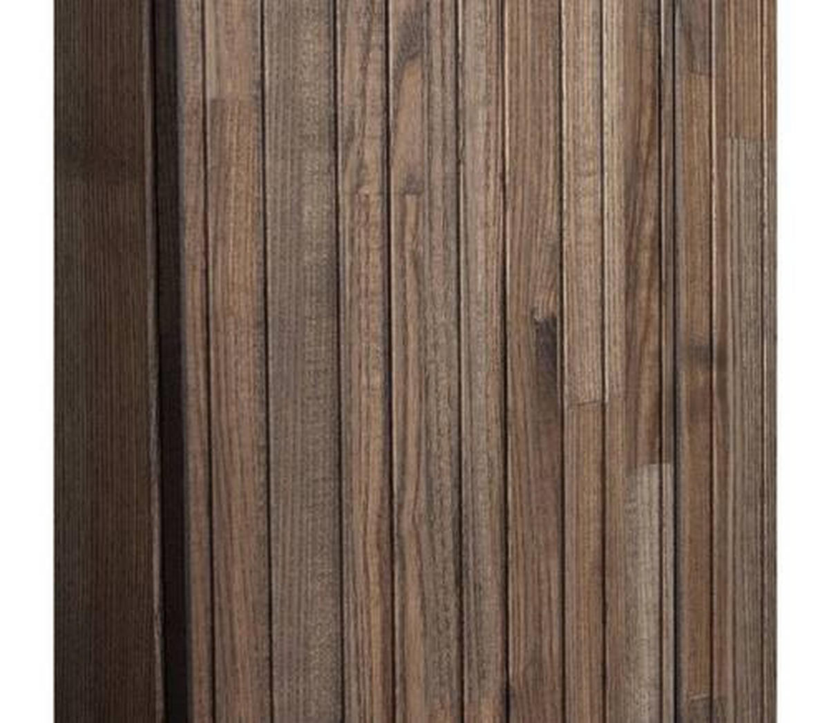 MEHRZWECKSCHRANK 60/210/42 cm  in Eschefarben  - Eschefarben/Schwarz, Design, Holz/Holzwerkstoff (60/210/42cm) - Ambia Home