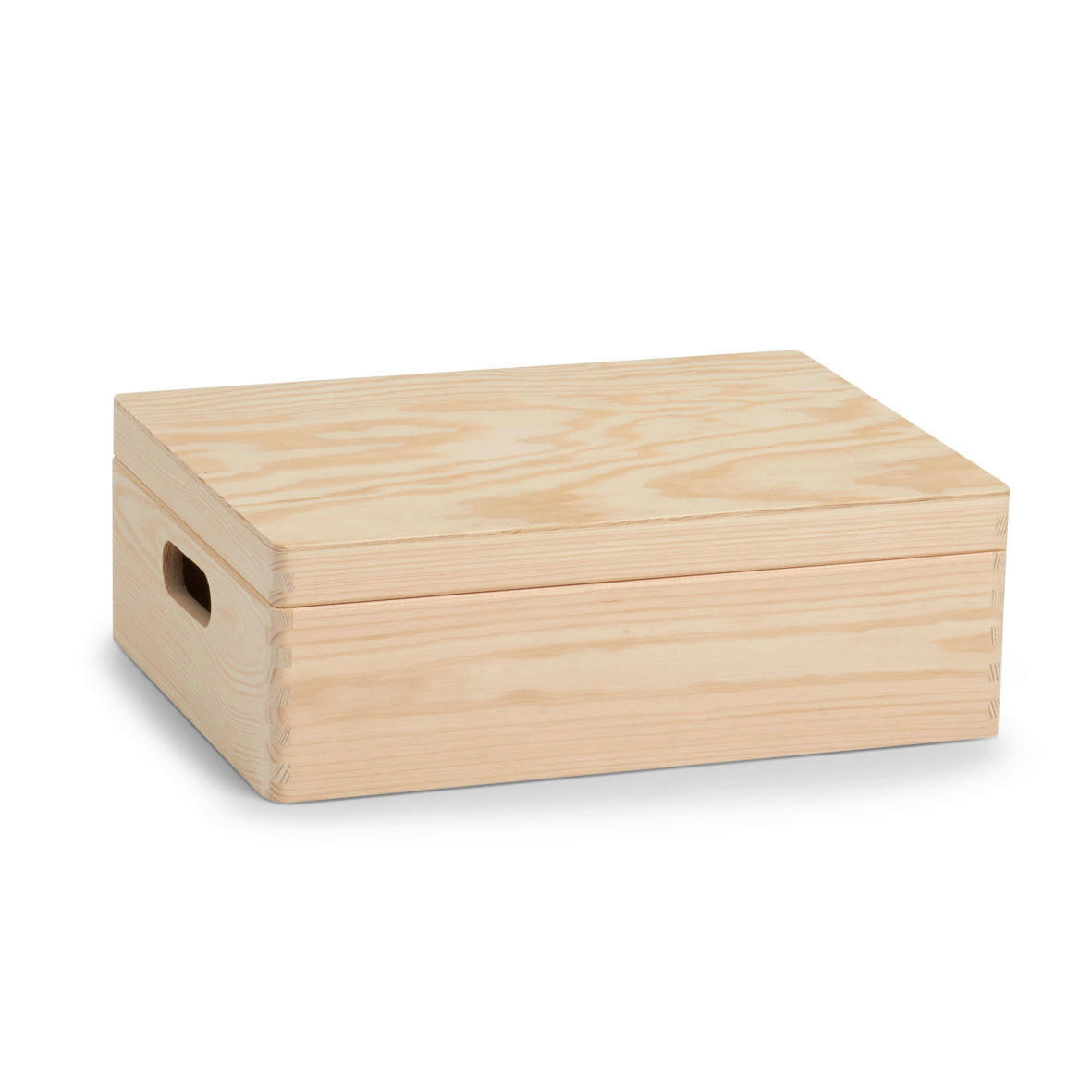 AUFBEWAHRUNGSBOX    40/30/14 cm  - Naturfarben, Basics, Holz (40/30/14cm) - Zeller Present