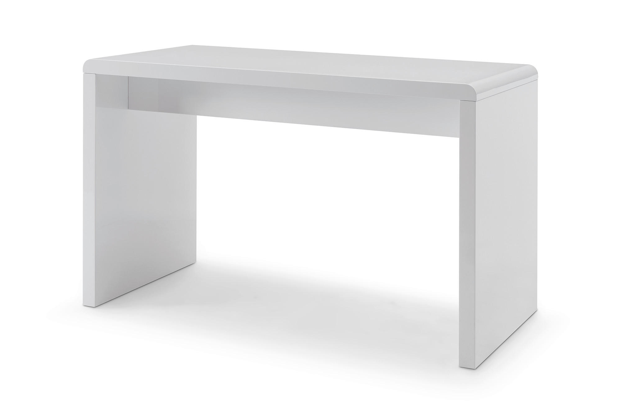 SCHREIBTISCH 120/60/75 cm  in Weiß Hochglanz  - Weiß Hochglanz, MODERN, Holzwerkstoff (120/60/75cm) - Livetastic