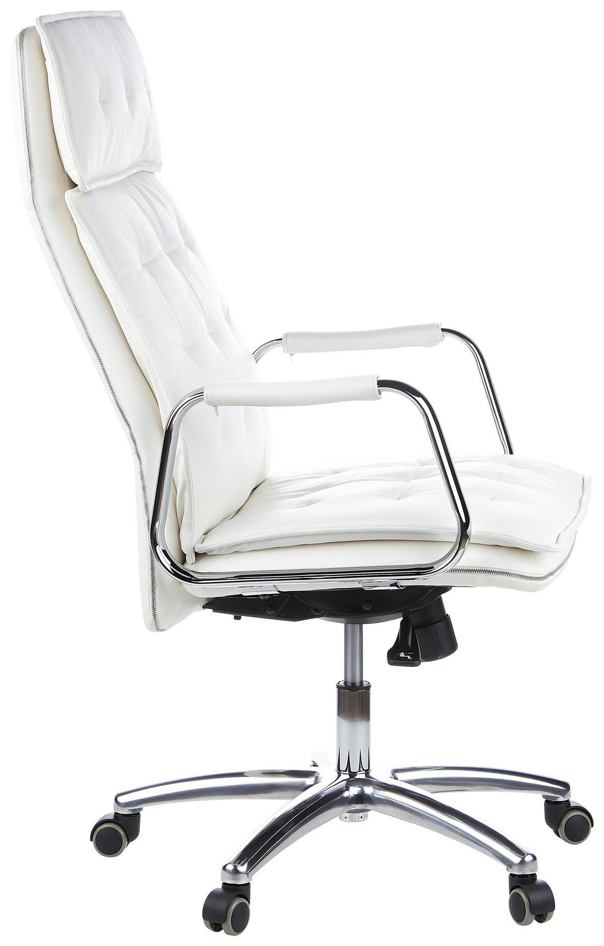 CHEFSESSEL Creme  - Creme, Basics, Leder/Kunststoff (60/130/48cm) - MID.YOU