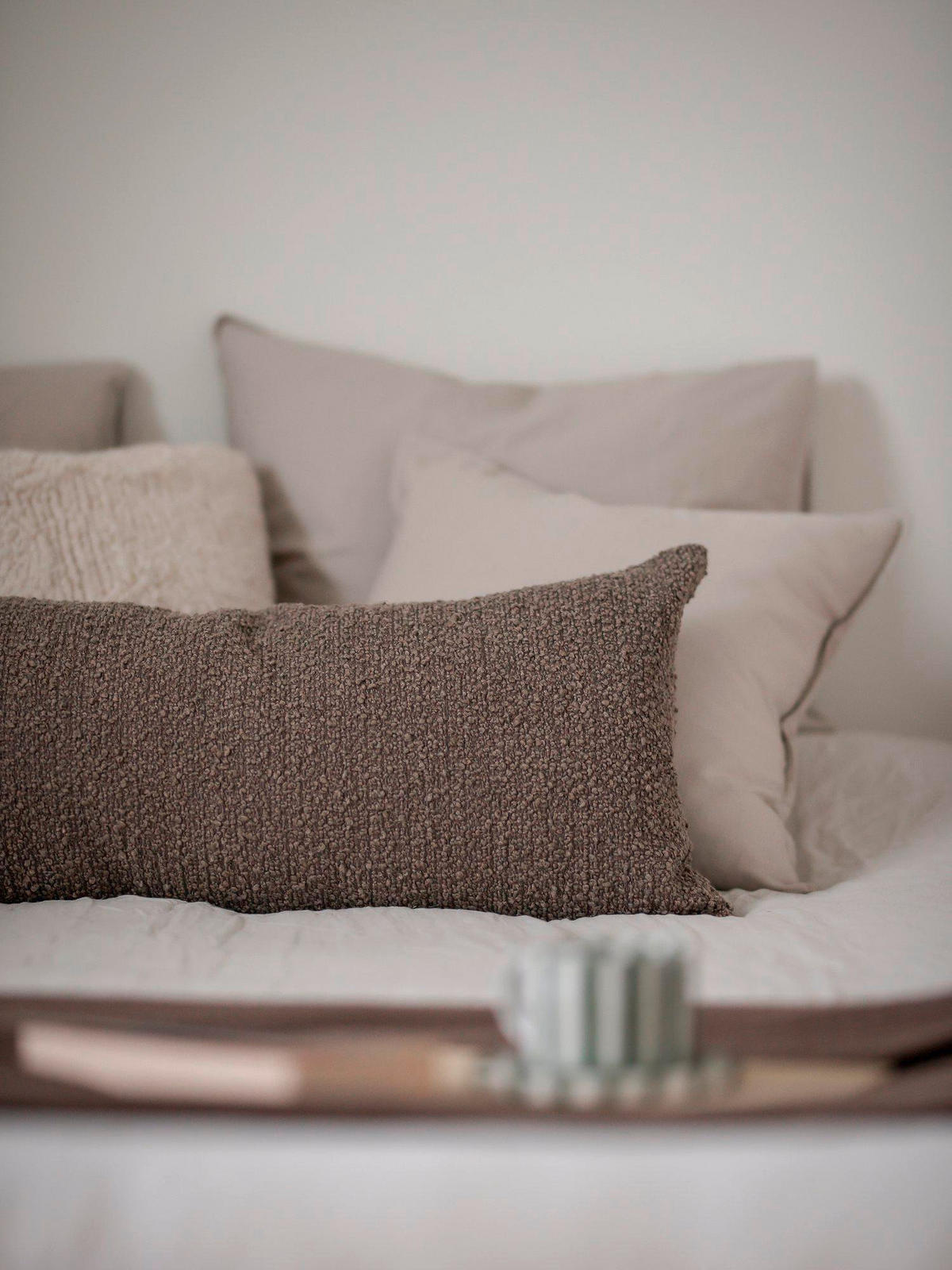 KISSENHÜLLE Trond 35/80 cm  - Braun, Basics, Textil (35/80cm) - Svanefors