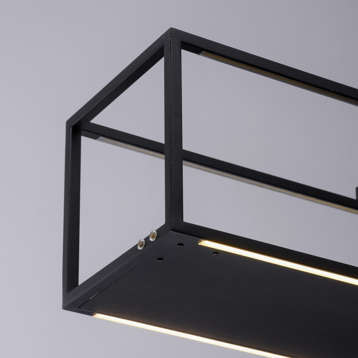 VISEČA LED-SVETILKA  Contura 42 W/960 lm/3000 K/230 V/ - črna, Trendi, kovina/umetna masa (105/20/120cm)