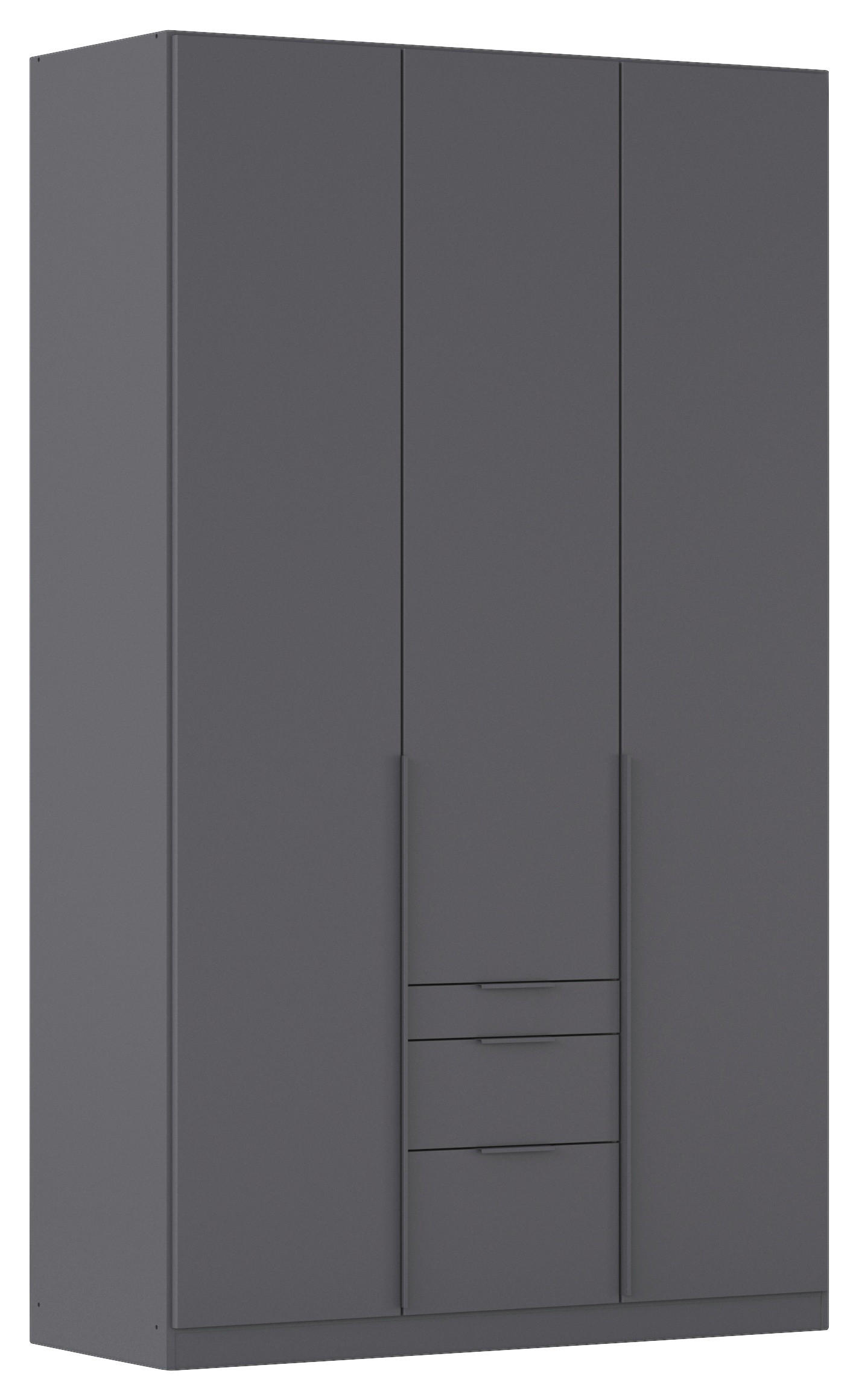 Rauch Möbel Drehtürenschrank Rauch Alabama Grau 136x229x54 cm