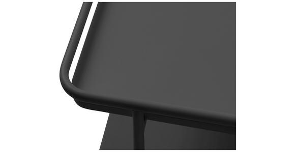 COUCHTISCH 110/55/34 cm rechteckig Schwarz - Schwarz, Basics, Metall (110/55/34cm) - Xora