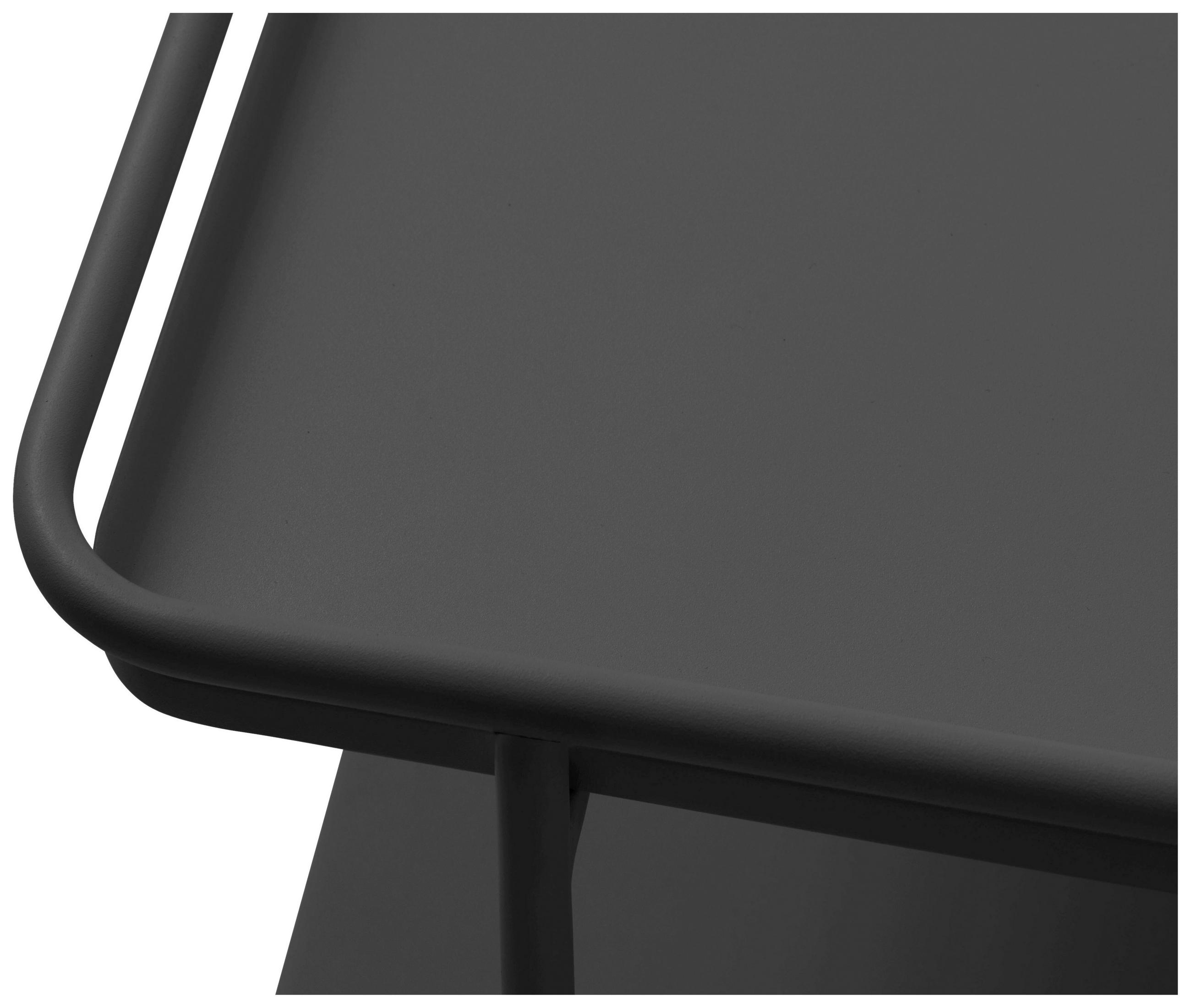COUCHTISCH 110/55/34 cm rechteckig Schwarz  - Schwarz, Basics, Metall (110/55/34cm) - Xora