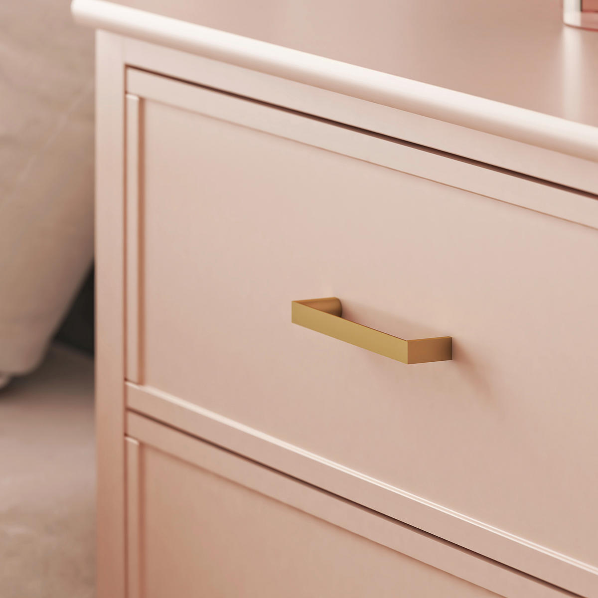 KOMMODE  in 76/106/50 cm  - Bronzefarben/Rosa, Design, Holz/Holzwerkstoff (76/106/50cm) - MID.YOU