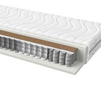 TASCHENFEDERKERNMATRATZE 180/200 cm Höhe ca. 21 cm 7 -Zonen - KONVENTIONELL, Textil (180/200cm) - Boxxx