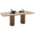 ESSTISCH      - Eiche Bianco, Design, Holz (220/110/76cm) - Dieter Knoll