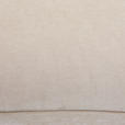 ECKSOFA Beige Chenille  inkl. Rückenkissen, Rücken echt  - Beige/Buchefarben, KONVENTIONELL, Holz/Textil (276/162cm) - Carryhome
