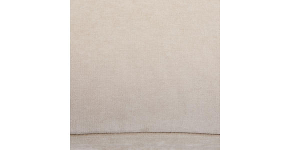 ECKSOFA Beige Chenille  inkl. Rückenkissen, Rücken echt  - Beige/Buchefarben, KONVENTIONELL, Holz/Textil (276/162cm) - Carryhome