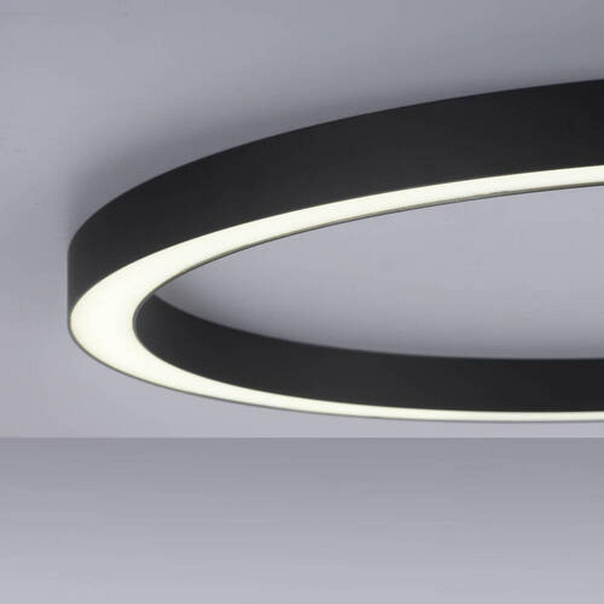 LED-DECKENLEUCHTE Pure-Lines 70/70 cm   - Anthrazit, Basics, Kunststoff/Metall (70/70cm) - Neuhaus PURE