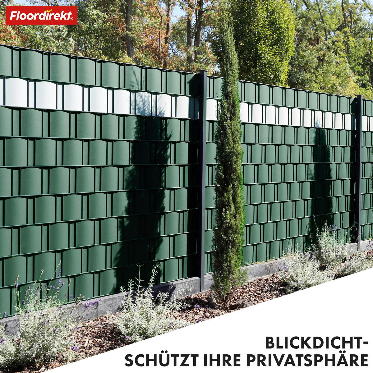 SICHTSCHUTZ - Grün, Basics, Kunststoff (19/3500cm) - Floordirekt