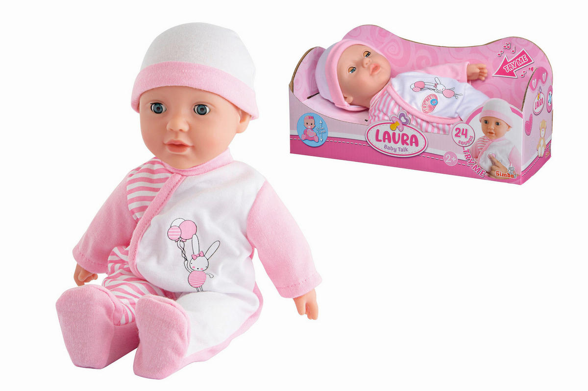 SPIELPUPPE - Multicolor/Rosa, Basics, Kunststoff/Textil (30/12/15cm) - Simba