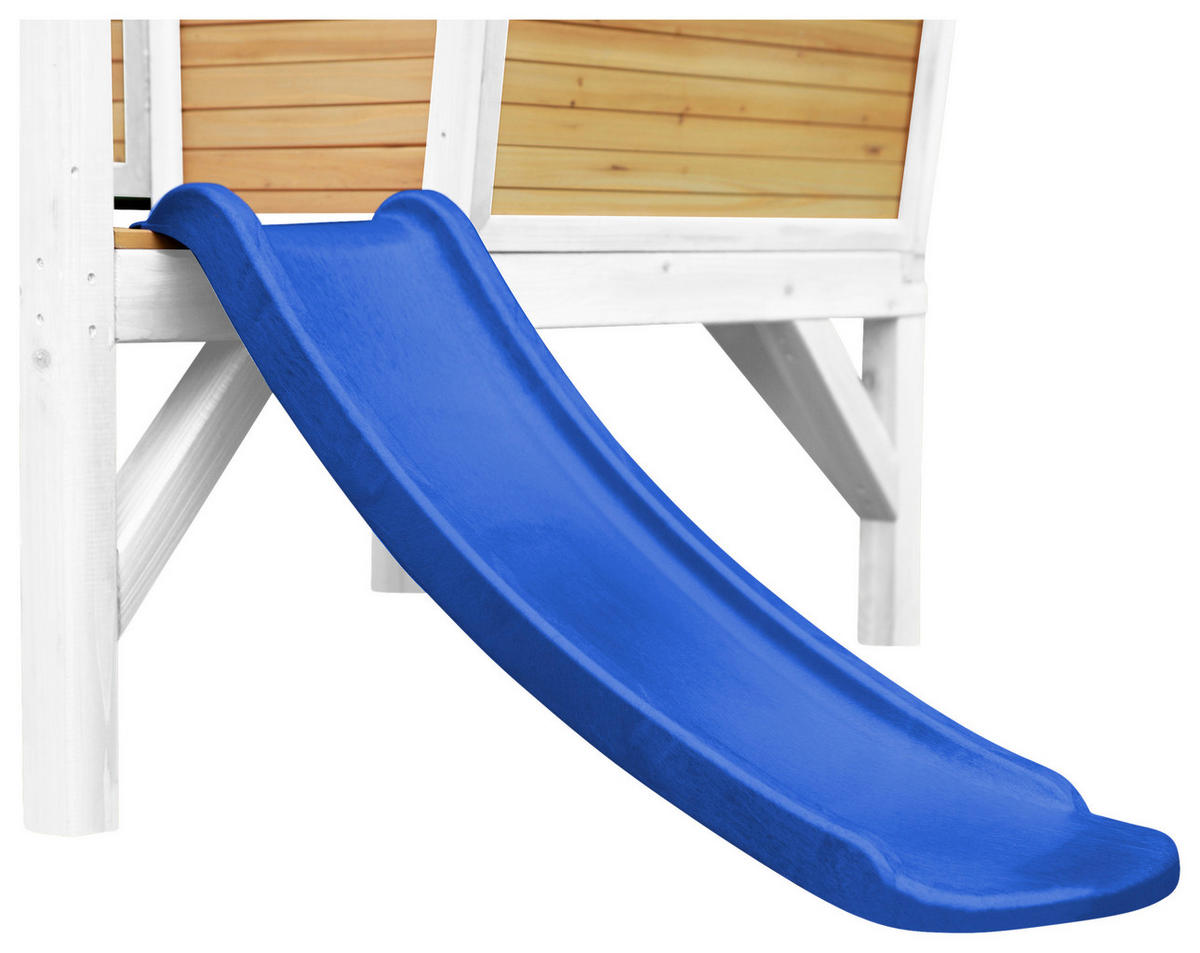 SPIELHAUS 264/203/177 cm  - Blau/Braun, KONVENTIONELL, Holz/Kunststoff (264/203/177cm) - Ambia Garden