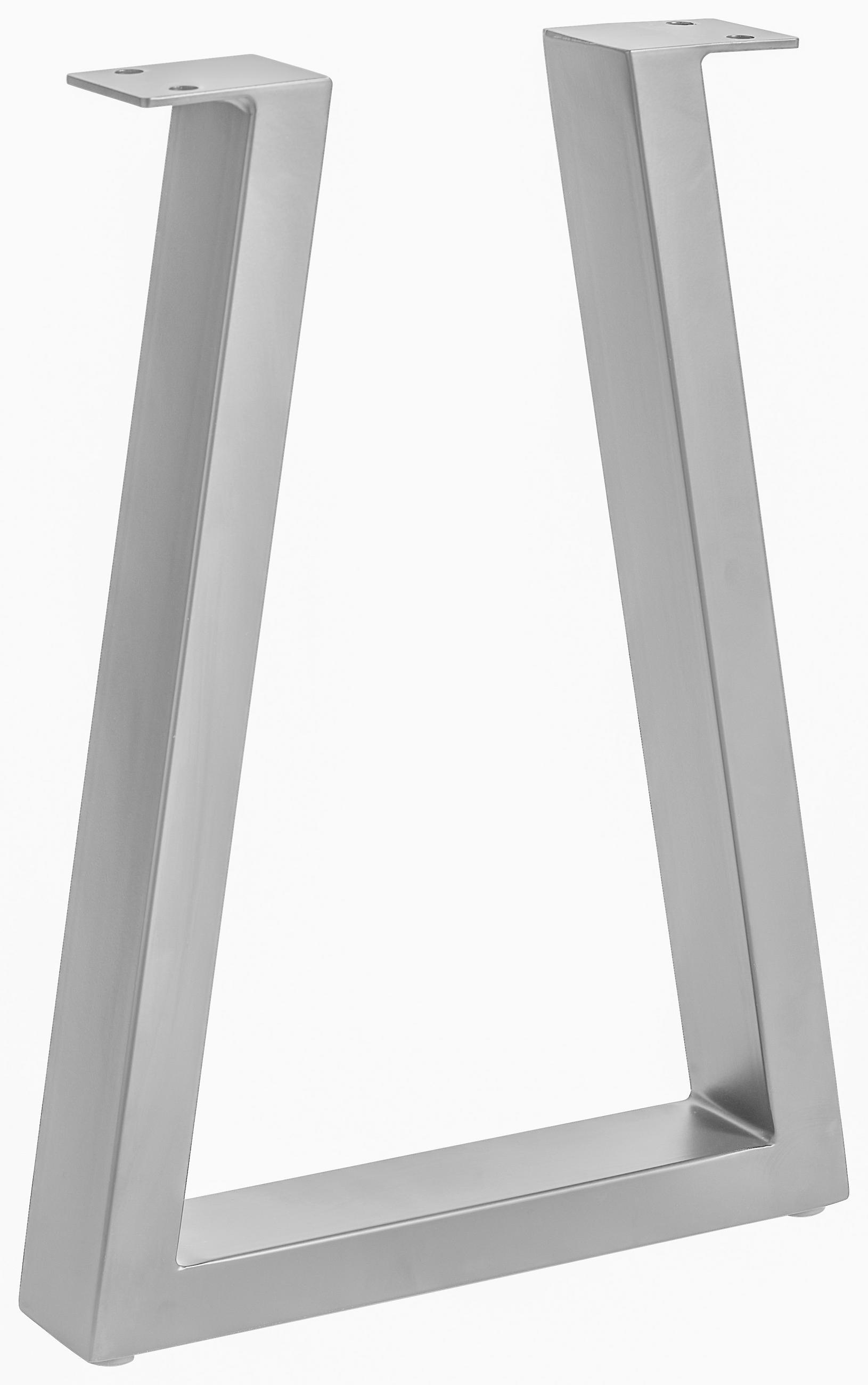 BANKGESTELL 6/45/26 cm  in  - Edelstahlfarben, Design, Metall (6/45/26cm) - Waldwelt