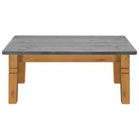 COUCHTISCH Kiefer massiv 120/78/46 cm rechteckig Grau, Laugenfarbig  - Laugenfarbig/Grau, ROMANTIK / LANDHAUS, Holz (120/78/46cm) - Boxxx