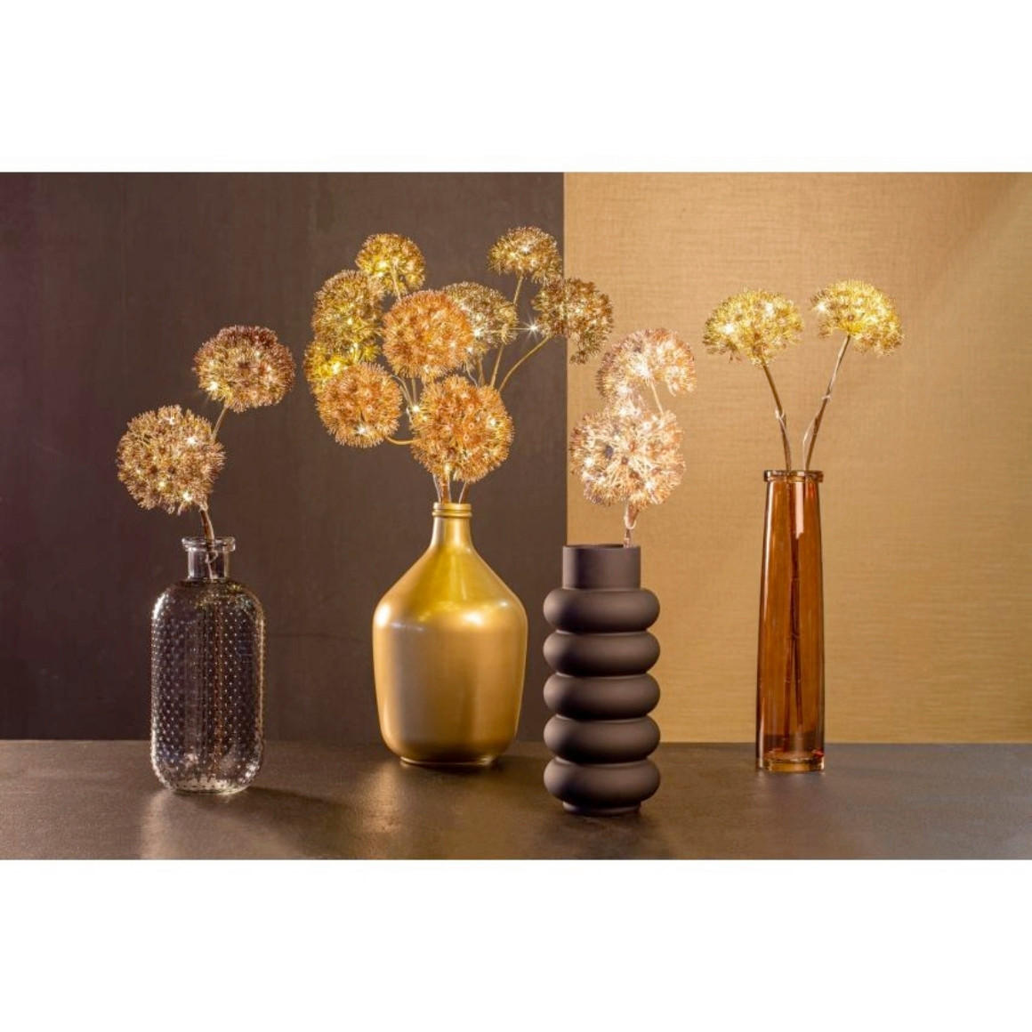 UMETNA RASTLINA - srebrne barve, Basics, umetna masa (10/15/70cm)