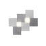 LED-DECKENLEUCHTE - Alufarben, Design, Metall (38,5/33,0/5,2cm)
