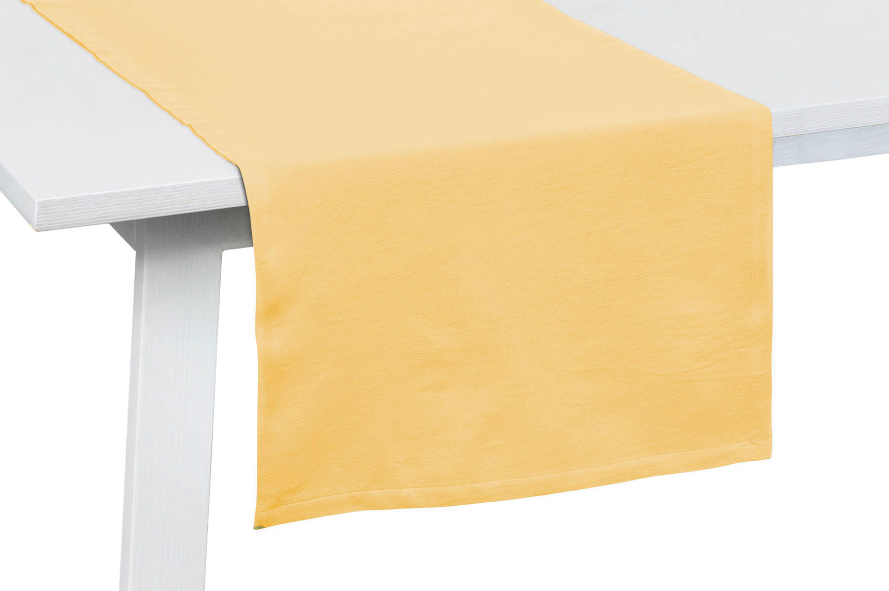 TISCHLÄUFER One 50/150 cm  - Gelb, Basics, Textil (50/150cm) - Pichler